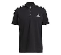 adidas Mens Essentials Cotton 3 Stripes Polo Shirt Short