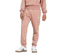 adidas Men's Essentials Feel Cozy Fleece Pants, Warm Clay/White, Large
