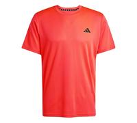 adidas Men's Essentials Feel Ready Training T-Shirt, Pure Ruby/Black, XL
