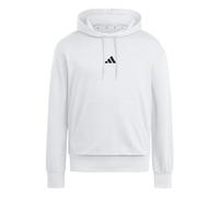 adidas Essentials Feelcozy Fleece Hoodie white black - XS