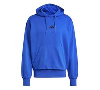 adidas Men's ESSENTIALS FEELCOZY FLEECE HOODIE, team royal blue/black, S