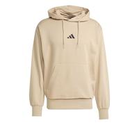 adidas mens Essentials Feelcozy Fleece Hoodie, Warm Sandstone/Black, M