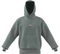 adidas Men's ESSENTIALS FEELCOZY FLEECE HOODIE, Wonder Sage/white, M