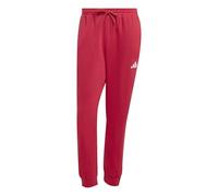adidas Men's Essentials Feelcozy Fleece Pant, Active Maroon/White, M Tall