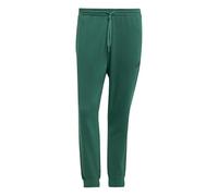 adidas Men's Essentials FEELCOZY Fleece Pant, Collegiate Green/Black, L