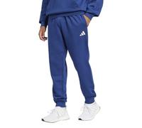 adidas Men's Essentials FEELCOZY Fleece Pant, Dark Blue/White, XS