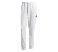 adidas Men's Essentials FEELCOZY Fleece Pant, Light Grey Heather/Black, XL
