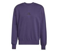 adidas Men's ESSENTIALS FEELCOZY FLEECE SWEATSHIRT, aurora plum/black, M