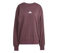adidas Men's ESSENTIALS FEELCOZY FLEECE SWEATSHIRT, aurora ruby/white, M