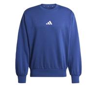 Adidas Mens Essentials Feelcozy Fleece Sweatshirt Colour: Dark Blue, Size: 3XL