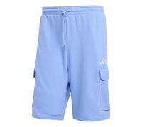 adidas Men's Essentials FEELCOZY French Terry Cargo Short, Blue Fusion, XL