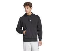 adidas Men's ESSENTIALS FEELCOZY FRENCH TERRY HOODIE, Black/White, L