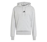 adidas Men's ESSENTIALS FEELCOZY FRENCH TERRY HOODIE, medium grey heather/black, M
