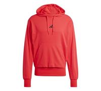 adidas Men's ESSENTIALS FEELCOZY FRENCH TERRY HOODIE, pure ruby/black, M