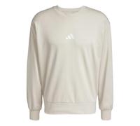 adidas Men's ESSENTIALS FEELCOZY FRENCH TERRY SWEATSHIRT, wonder alumina/white, XXL