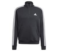adidas 3 Stripes 1/4 Zip Fleece, Black
