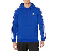 adidas Men's Essentials Fleece 3-Stripes Hoodie, Semi Lucid Blue, 4XL
