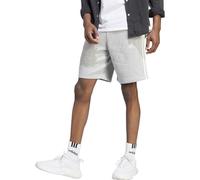 adidas Men's Essentials Fleece 3-Stripes Shorts, Medium Grey Heather, S Short