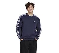 adidas Men's Essentials Fleece 3-Stripes Sweatshirt, Legend Ink, XXL