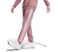adidas Men's Essentials Fleece 3-Stripes Tapered Cuff Pants, preloved Crimson, S