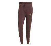 adidas Men's Essentials Fleece 3-Stripes Tapered Cuff Pants, Shadow Brown, XL