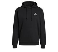 adidas Men's Essentials Fleece Hoodie Hooded Sweatshirt, Black/White, XL
