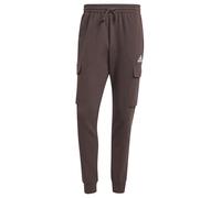 adidas Men's Essentials Fleece Regular Tapered Cargo Pants, Shadow Brown, L