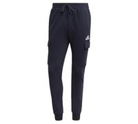 adidas Men's Essentials Fleece Regular Tapered Cargo Pants, XXL Tall 3 inch (Plus Size) Grey/White