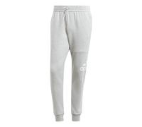 Adidas Men's Essentials Fleece Tapered Cuff Big Logo Pants, Medium Grey Heather, XX-Small Short