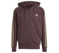 adidas Men's Essentials French Terry 3-Stripes Full-Zip Track Top, XL Tall 3 inch