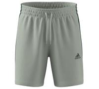 adidas Men's Essentials French Terry 3-Stripes Shorts, Linen Green, XS Short
