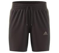 adidas Men's Essentials French Terry 3-Stripes Shorts, Shadow Brown, 3XL Short