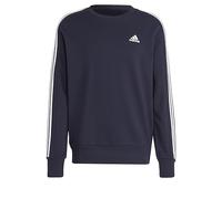 adidas Men's Essentials French Terry 3-Stripes Sweatshirt, Legend Ink, S
