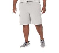 adidas Men's Essentials French Terry Cargo Shorts, Medium Grey Heather, S