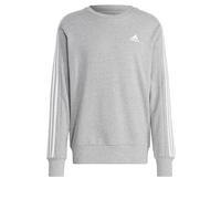 adidas Men's Essentials French Terry Embroidered Small Logo Sweatshirt, Medium Grey Heather, L