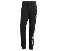 adidas Men's Essentials French Terry Tapered Cuff Branded Pants, Black, 3XL