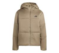 adidas Men's Essentials Highloft Insulated Puffer Coat, Khaki Six, XS