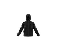 adidas Men's Essentials Insulated Hooded Hybrid Jacket, Black, XL