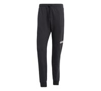 adidas Men's Essentials Linear French Terry Pant, Black/White, XL