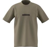 adidas Men's Essentials Linear Single Jersey TEE, Wonder Cargo/Black, XL