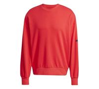 Adidas Essentials Loose Fit 3 Bar Logo Sweatshirt Orange L Man
