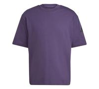 adidas Men's Essentials Lose FIT Three BAR TEE, Aurora Plum/Black, S