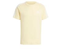 adidas Men's Essentials Single Jersey 3-Stripes Tee, almost yellow, S