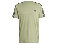 adidas Men's Essentials Single Jersey 3-Stripes Tee, Tent Green, S