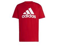 adidas Men's Essentials Single Jersey Big Logo Tee, Better Scarlet, S