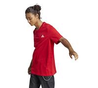 adidas Men's Essentials Single Jersey Embroidered Small Logo Tee, Better Scarlet, M