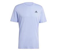 adidas Essentials Single Jersey Logo T Shirt Mens S Blue Spark