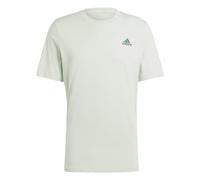 adidas Essentials Single Jersey Logo T Shirt Mens M Linen Green