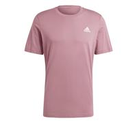 adidas Men's Essentials Single Jersey Embroidered Small Logo Tee, preloved Crimson, M