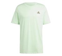 adidas Men's Essentials Single Jersey Embroidered Small Logo Tee, semi Green Spark, S
